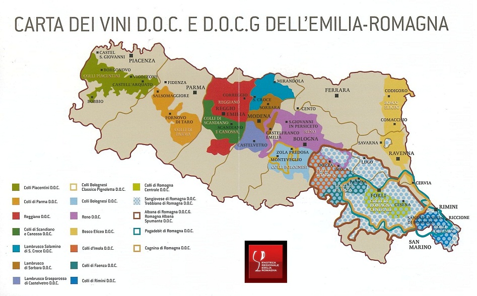 Vini D.O.C e D.O.C.G. Emilia Romagna