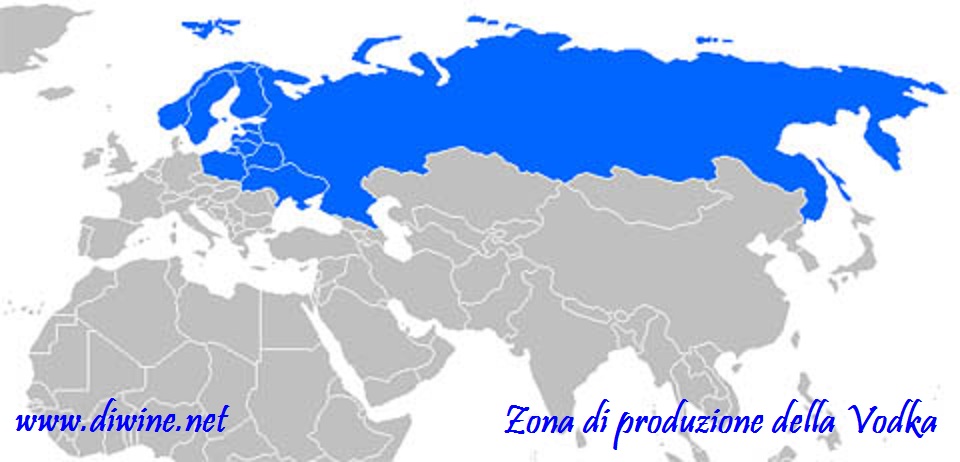 zona di produzione della vodka